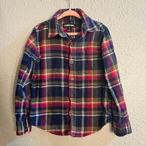Kids Lands End Colorful Flannel Size Small Size 4